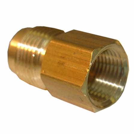 Larsen Supply Co 0.5 Flare x 0.37 in. Female Pipe Thread Brass Adapter 6PK 207912